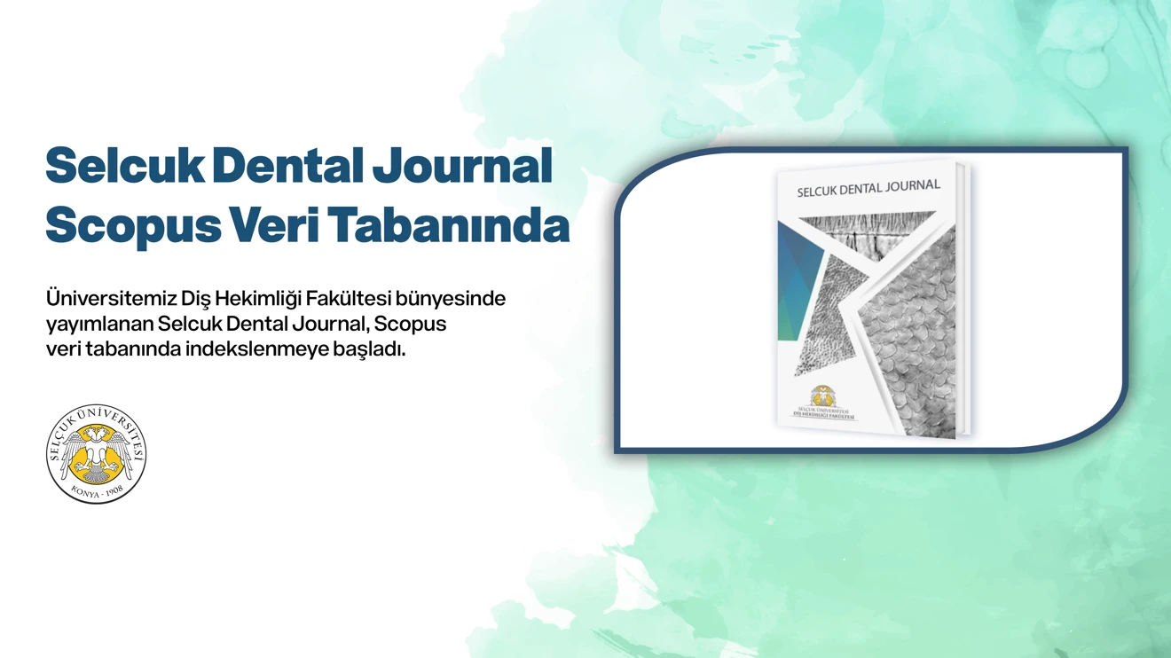 Selcuk Dental Journal, Scopus Veri Tabanında